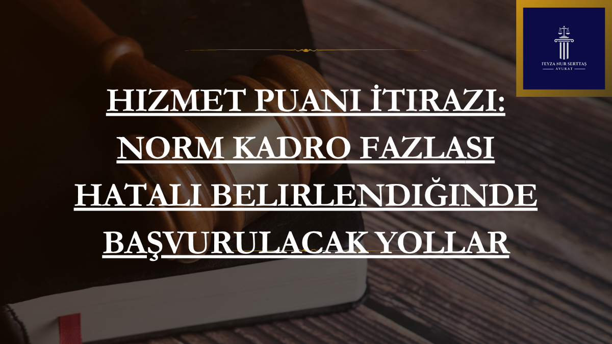 Hizmet Puanı İtirazı: Norm Kadro Fazlası Hatalı Belirlendiğinde Başvurulacak Yollar